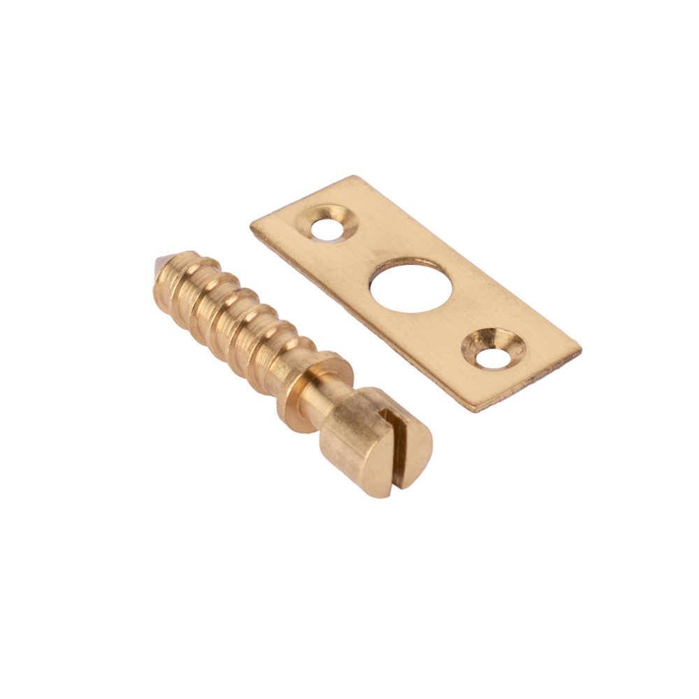 Simplex Brass Hinge Screws (Sold in Pairs) - Polished Brass